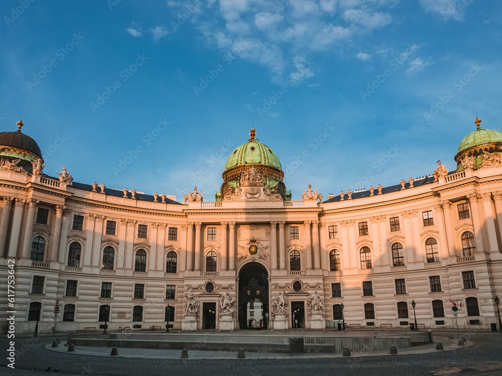 Sisi Museum Hofburg Wien.  Imperial palace of the Habsburg dynasty in the centre of Vienna