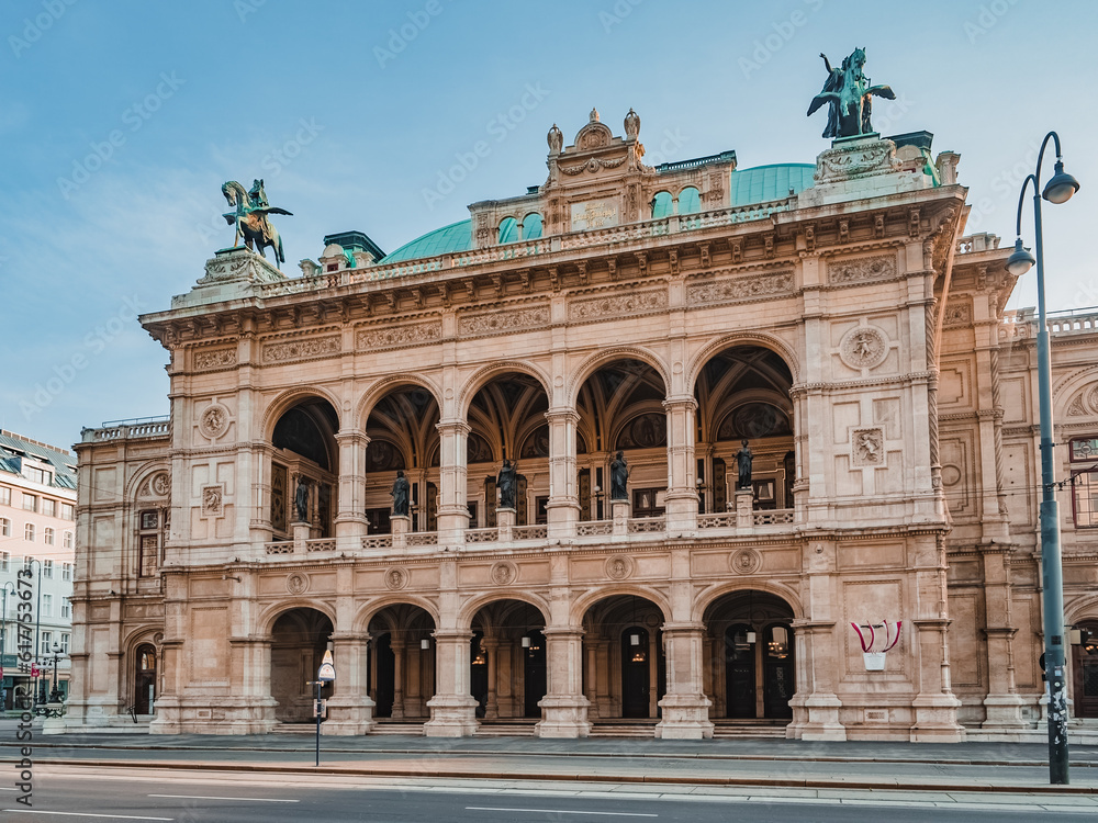 Vienna State Opera. Wiener Staatsoper. An opera house in Vienna, Austria