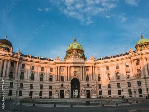 Sisi Museum Hofburg Wien.  Imperial palace of the Habsburg dynasty in the centre of Vienna