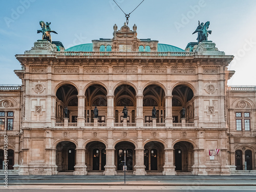 Vienna State Opera. Wiener Staatsoper. An opera house in Vienna, Austria