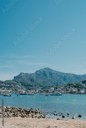 Beach and boats in Mallorca, Spain
