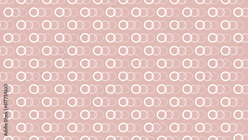 Dark pink seamless pattern with white circles