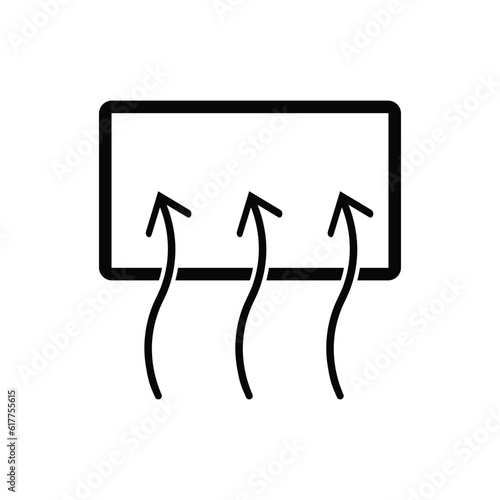 rear window icon vector