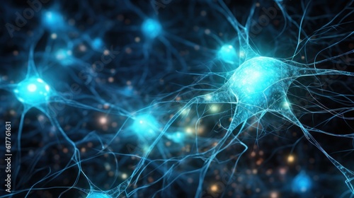 brain synapses neurobiology macro closeup