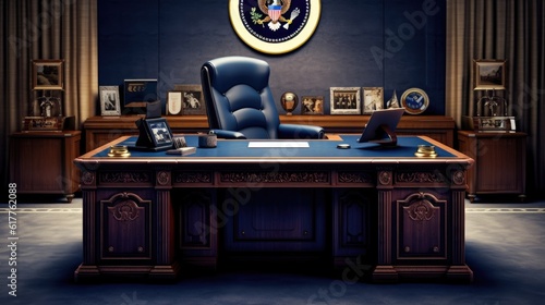 Tela Secretary desk of the office of the president of the United States of America pr