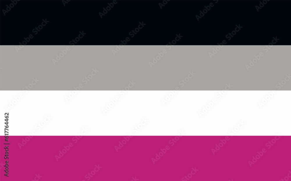 Asexual pride flag Sexual identity pride flag Asexual pride flag Sexual identity pride flag