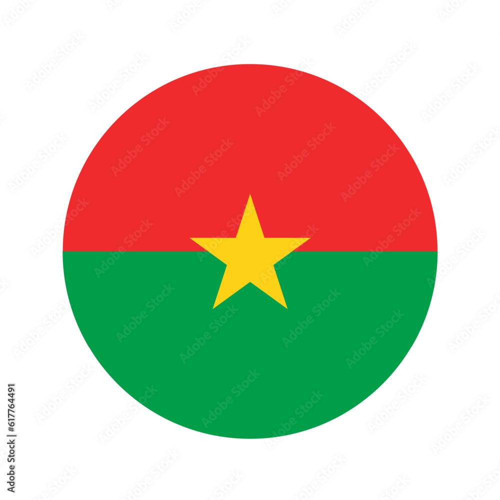 Burkina Faso flag simple illustration for independence day or election Burkina Faso flag simple illustration for independence day or election