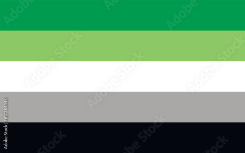 Aromantic pride flag Sexual identity pride flag