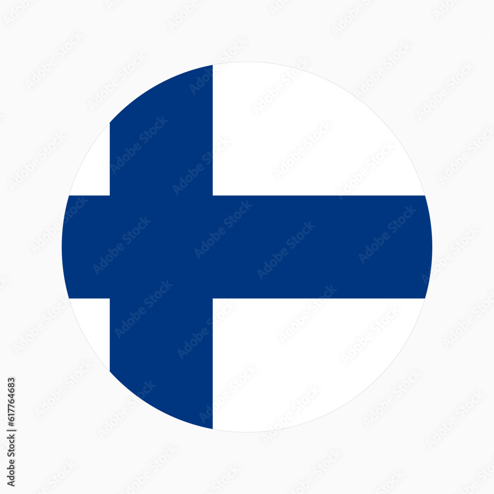 Finland flag simple illustration for independence day or election Finland flag simple illustration for independence day or election