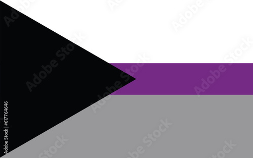 Demissexual pride flag Sexual identity pride flag