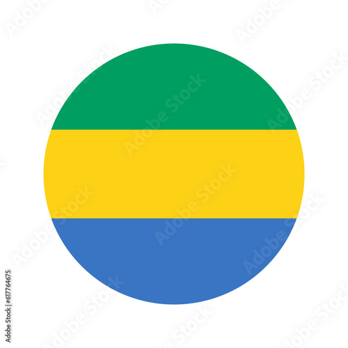 Free Download Gabon flag simple illustration for independence day or election - GFXLoad