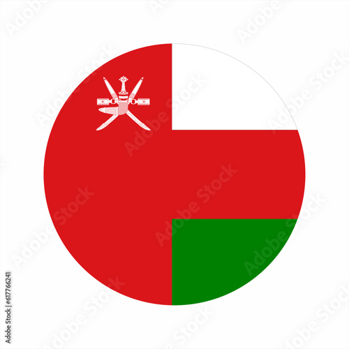 Free Download Oman flag simple illustration for independence day or election - GFXLoad