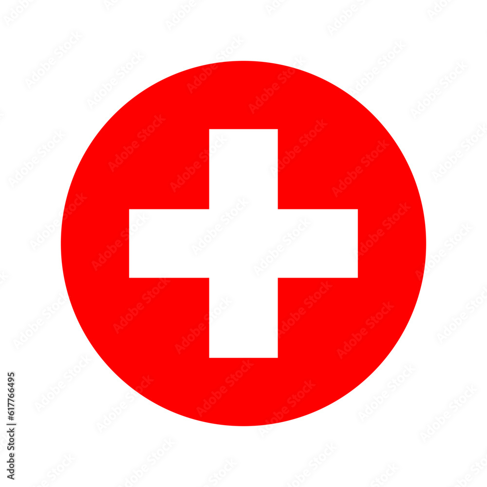 Switzerland flag simple illustration for independence day or election Switzerland flag simple illustration for independence day or election