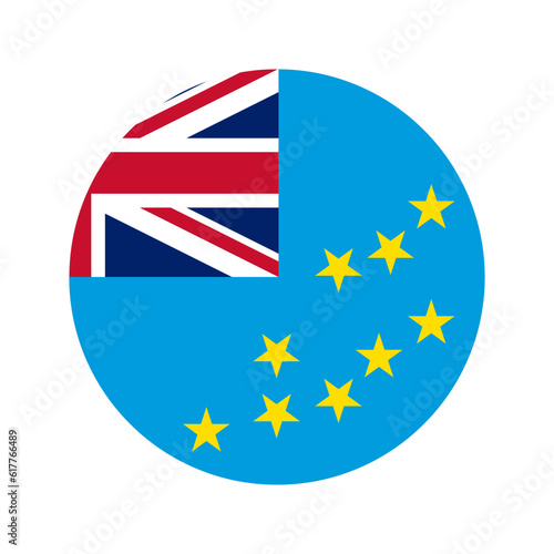 Free Download Tuvalu flag simple illustration for independence day or election - GFXLoad