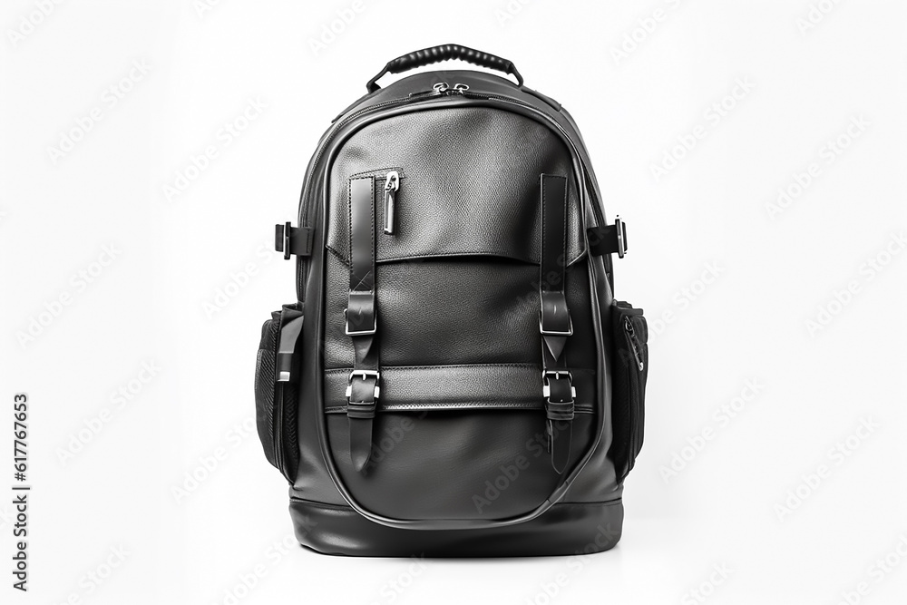 Backpack isolated white background Backpack isolated white background