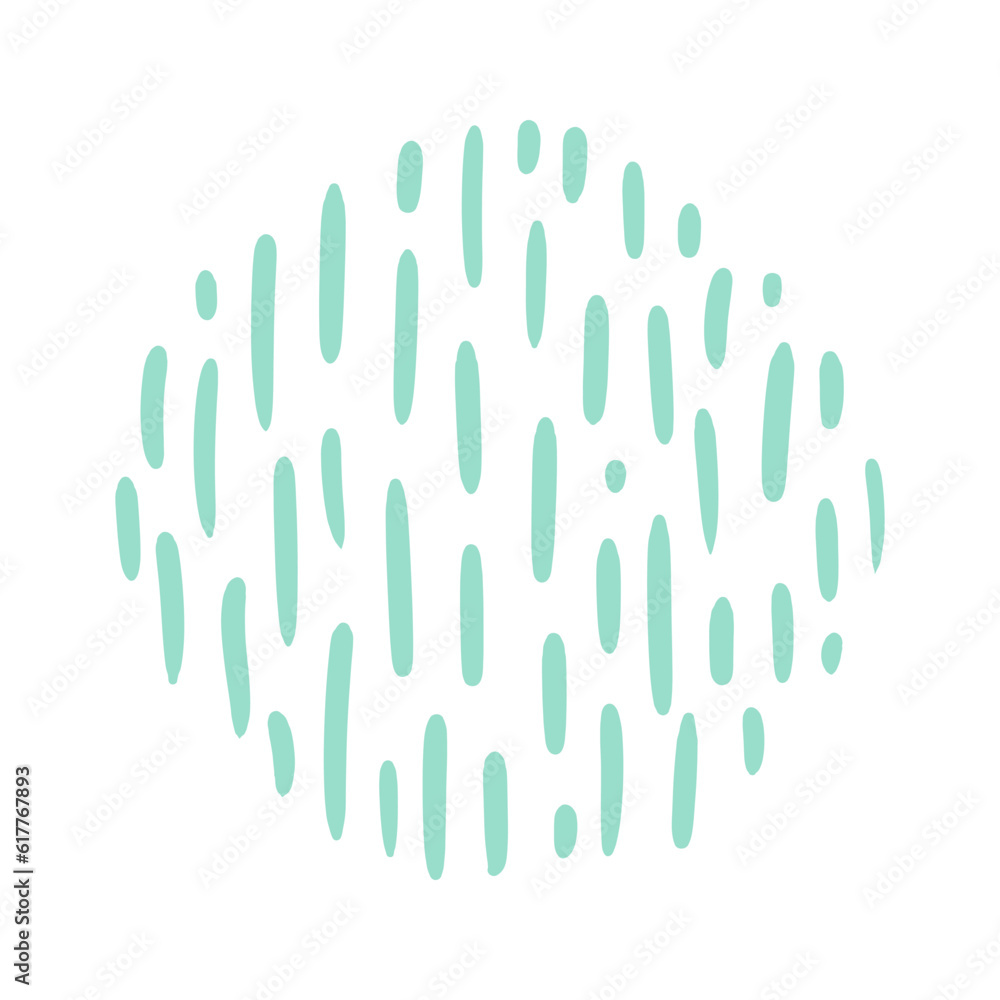 Abstract geometric round shape, vertical strokes texture hand drawn illustration. Sketchy style design, isolated vector. Kids print element, background, backdrop with pattern, childish doodles Abstract geometric round shape, vertical strokes texture hand drawn illustration. Sketchy style design, isolated vector. Kids print element, background, backdrop with pattern, childish doodles