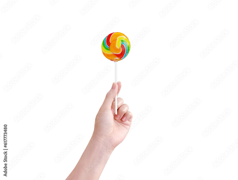 lollipop candy in hand isolated PNG transparent lollipop candy in hand isolated PNG transparent