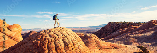 Quadro em tela Hike in Utah