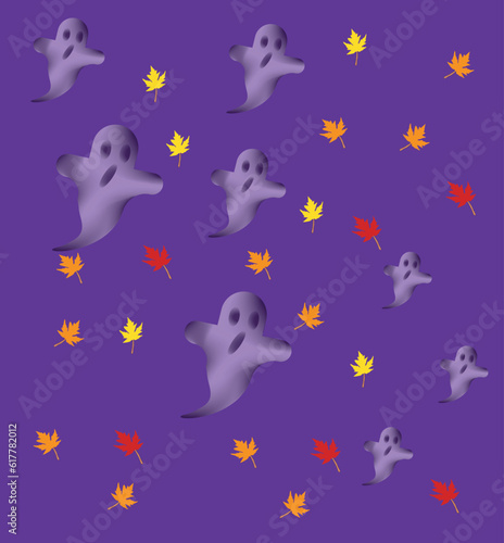 halloween  autumn  leaves  holiday  ghost