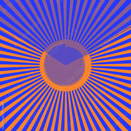 background with sunburst