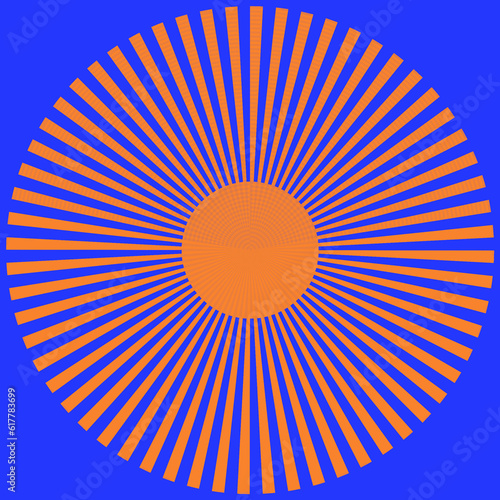 abstract background with rays