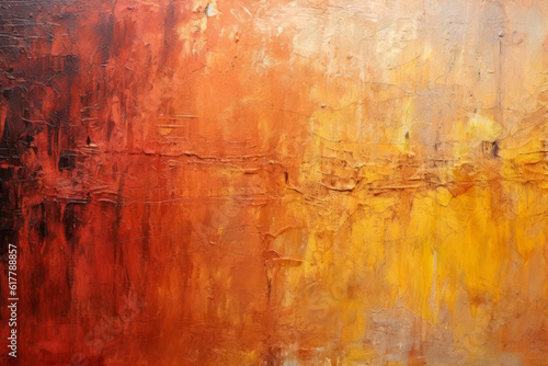 Red orange and yellow abstract wallpaper.