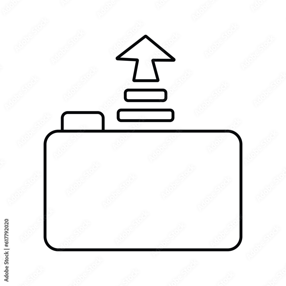 folder file with arrow up isolated icon vector illustration design folder file with arrow up isolated icon vector illustration design