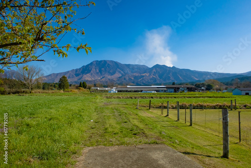 japan Mt,Aso volcano field