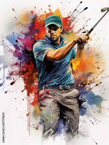 Golf Spieler