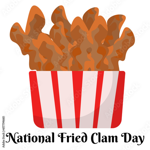 National Fried Clam Day, popular seafood fast food
