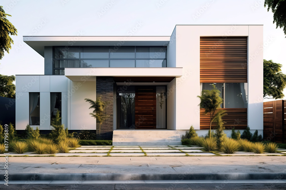 Modern and contemporary home exterior design Modern and contemporary home exterior design
