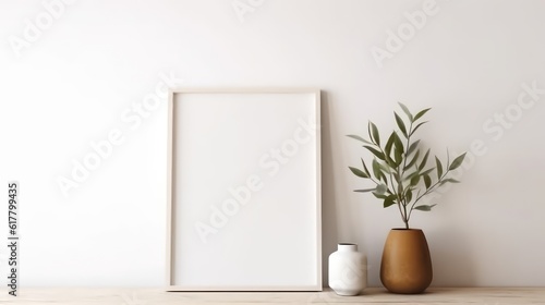 white fram with white background