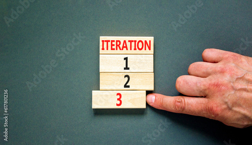 Foto Time to iteration 3 symbol