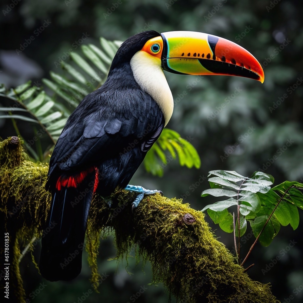 Obraz premium toucan on a branch