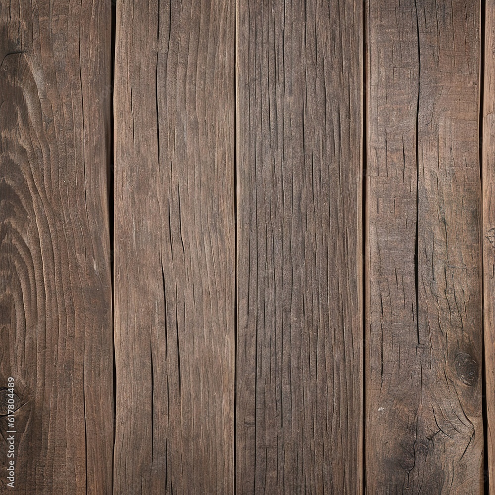 Old wood texture. Floor surface. Wood background. Wooden texture. AI generated illustration
