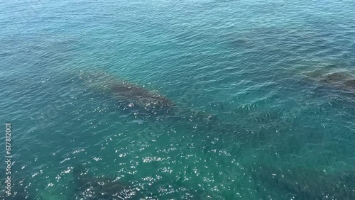 Wallpaper Mural Beautiful sea blue turquoise glittering surface. Torontodigital.ca