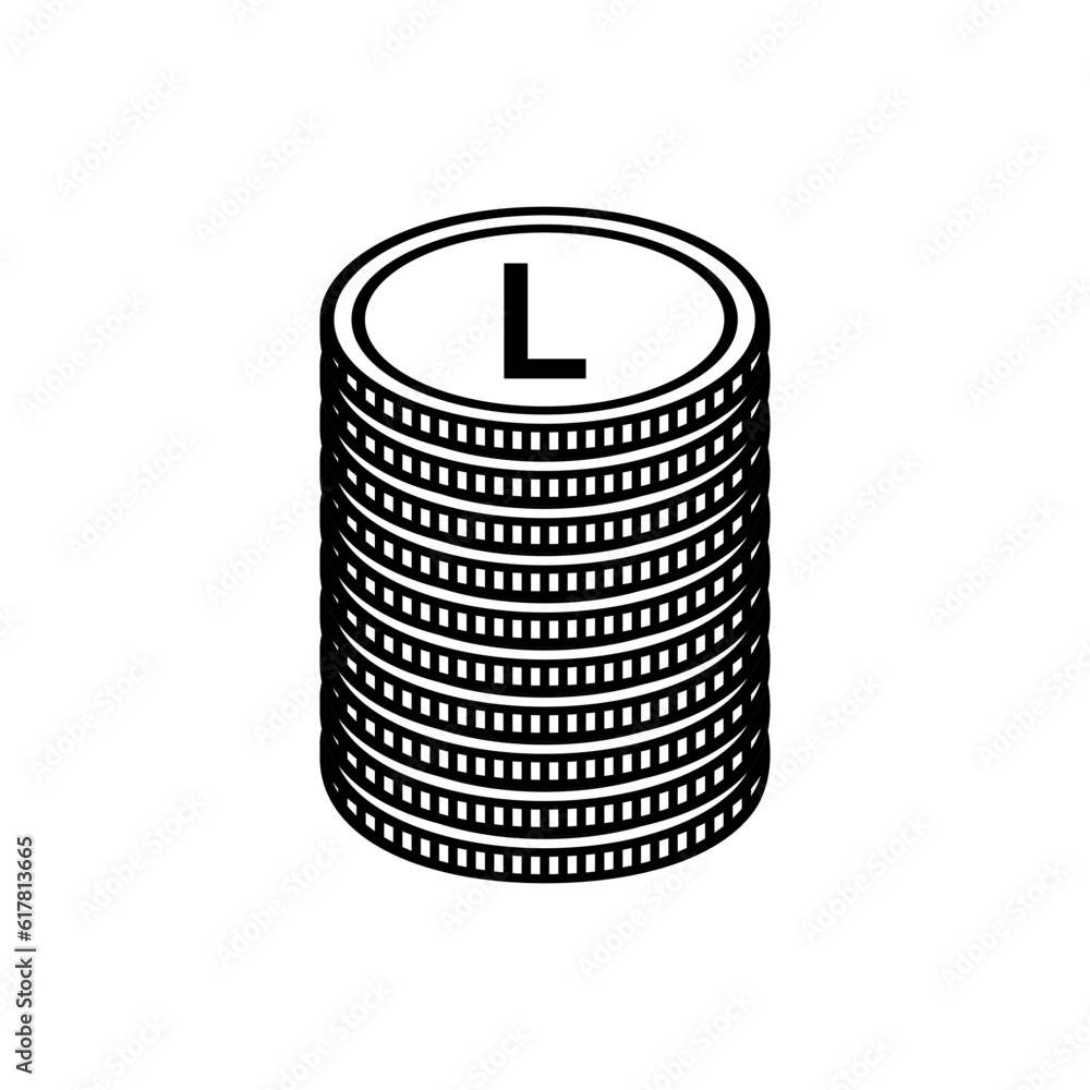 Moldova Currency Symbol, Moldovan Leu Icon, MDL Sign. Vector Illustration Moldova Currency Symbol, Moldovan Leu Icon, MDL Sign. Vector Illustration