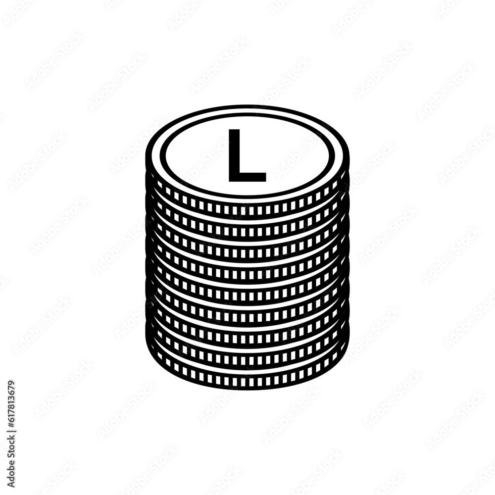 Moldova Currency Symbol, Moldovan Leu Icon, MDL Sign. Vector Illustration Moldova Currency Symbol, Moldovan Leu Icon, MDL Sign. Vector Illustration