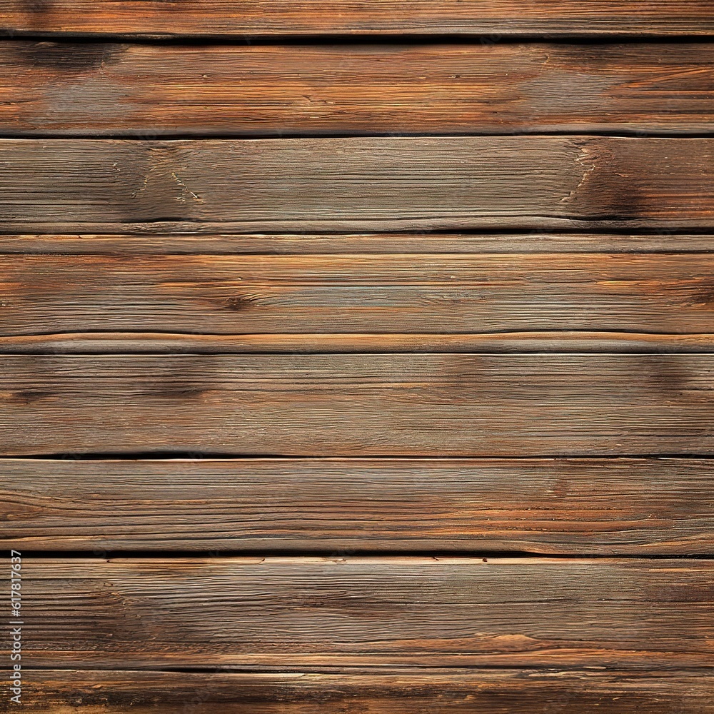 Fototapeta premium Old wood texture. Floor surface. Wood background. Wooden texture. AI generated illustration