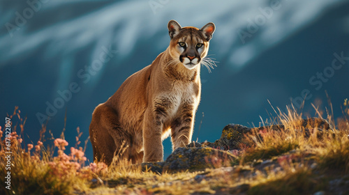 Puma or cougar. AI generative