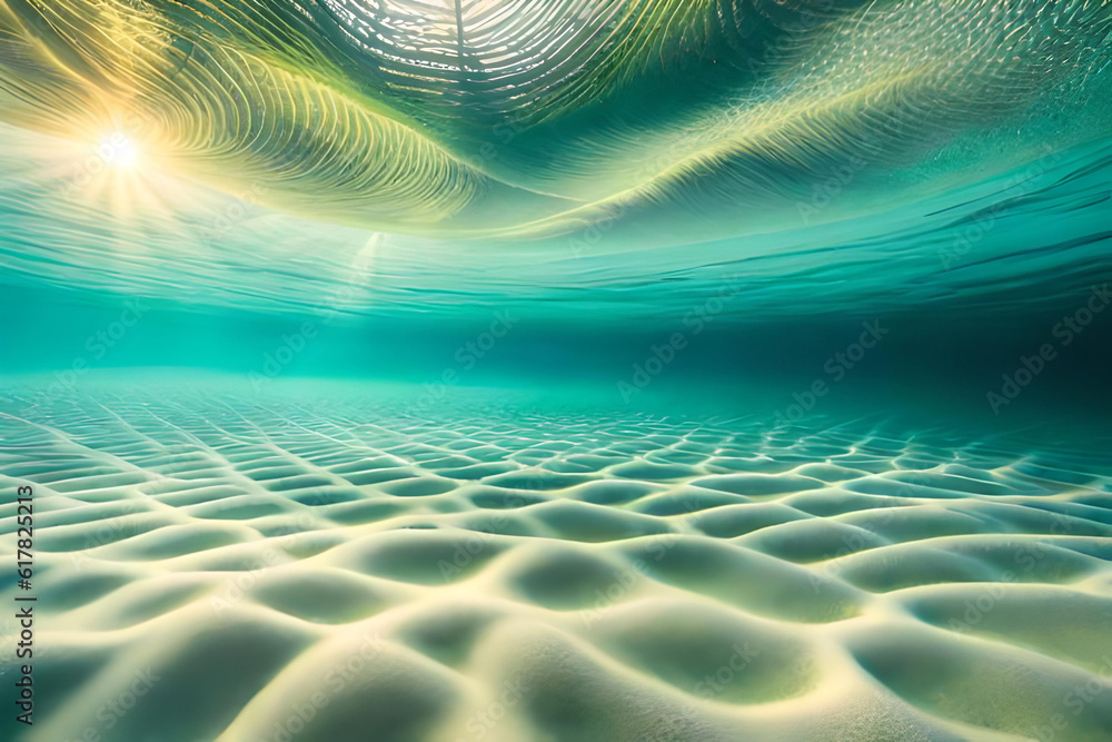 abstract ocean background, underwater sand background