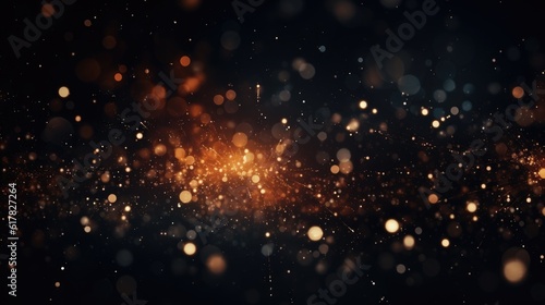 Abstract Bokeh Particle Background