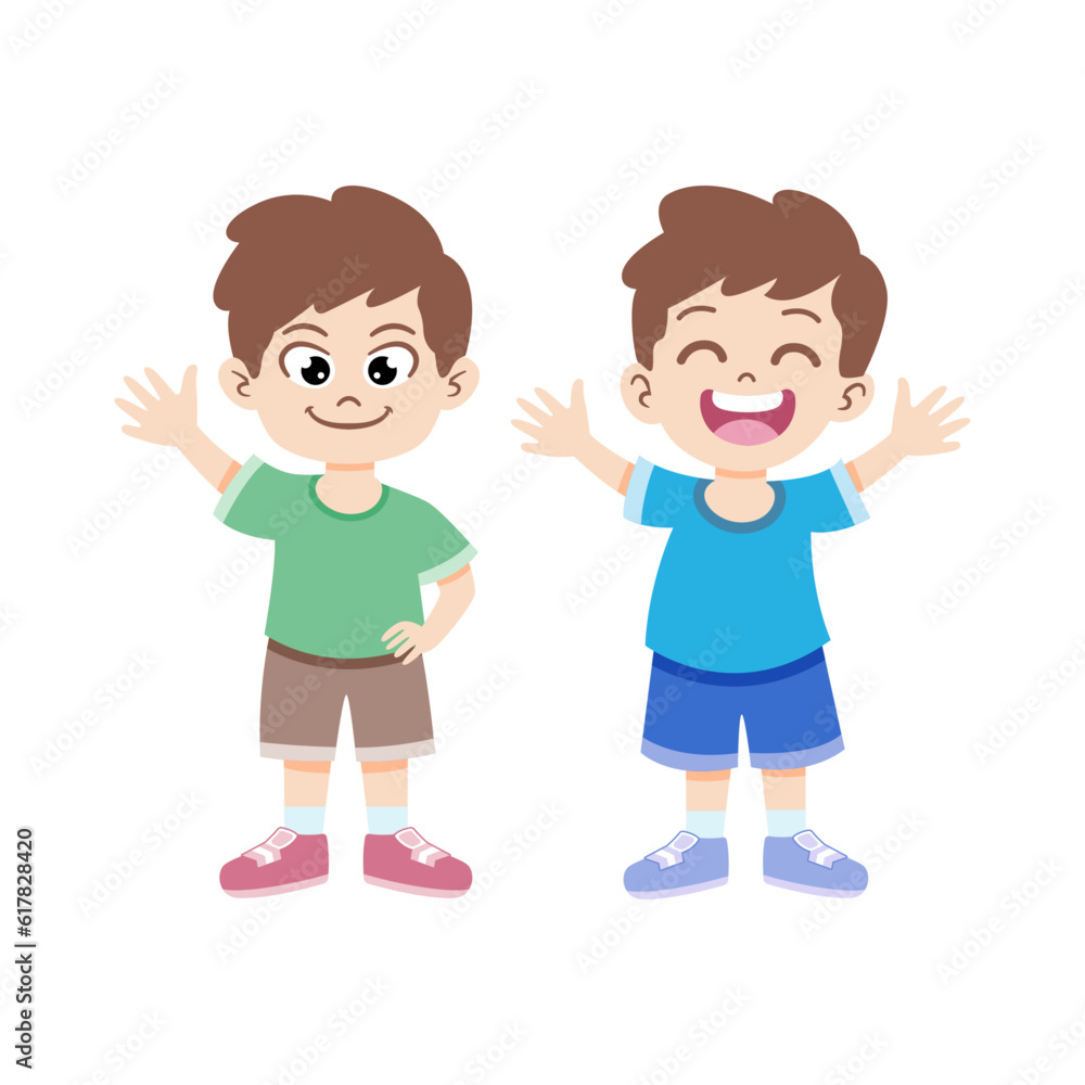 Collection of cute boys happy and smiling Collection of cute boys happy and smiling