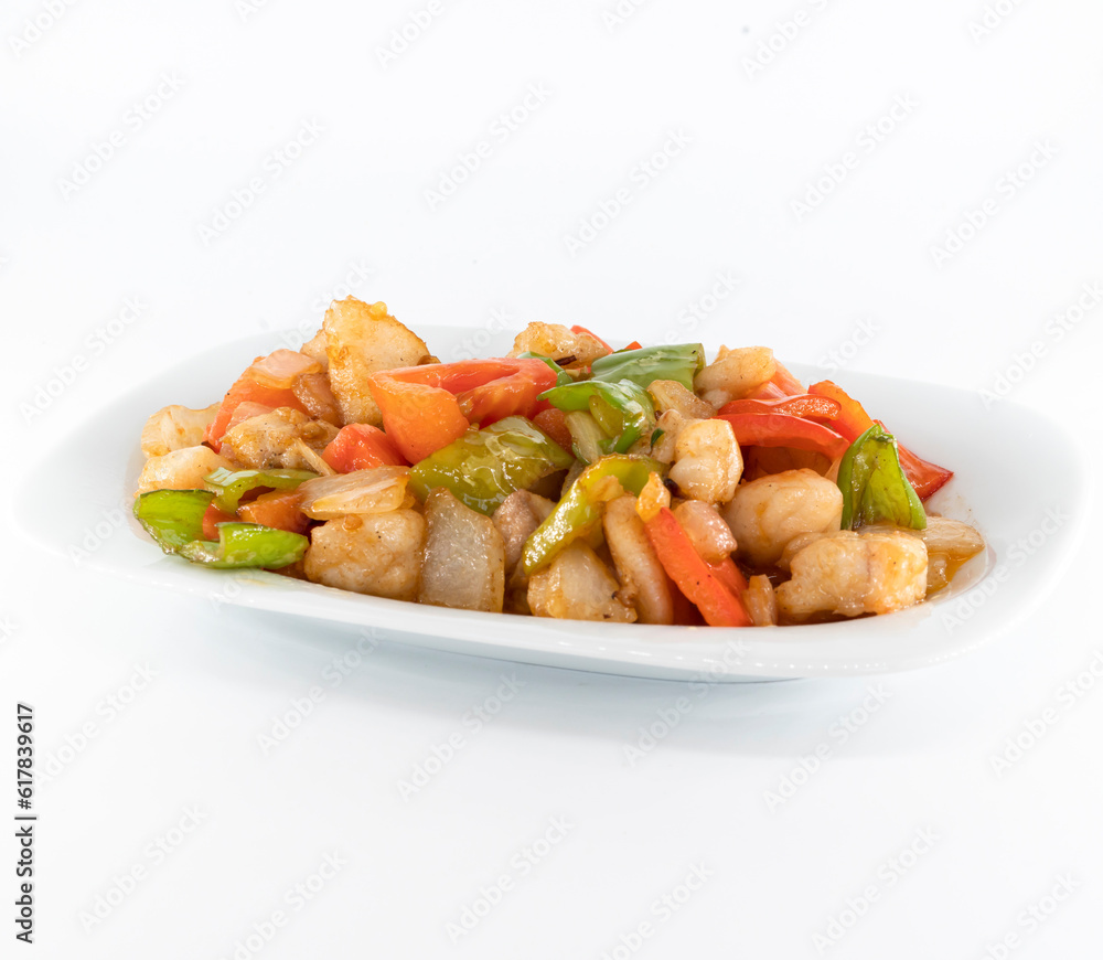 roasted angler fish with vegetables roasted angler fish with vegetables