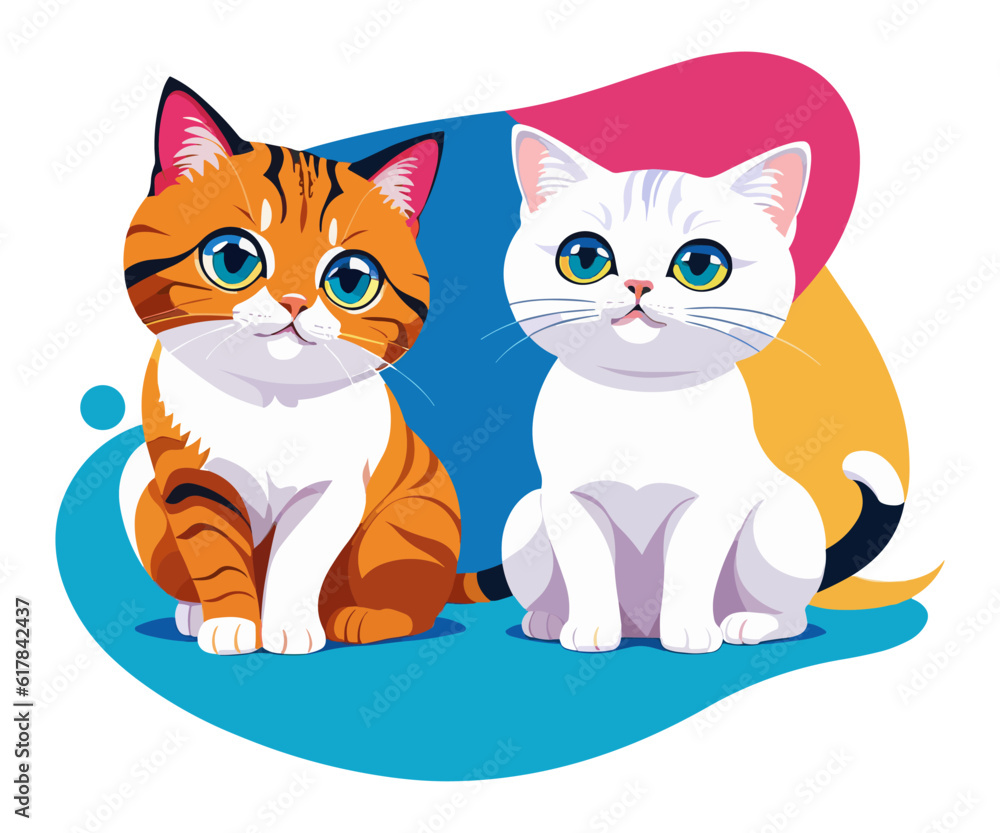 vector illustration of a cute little vector illustration of a cute little