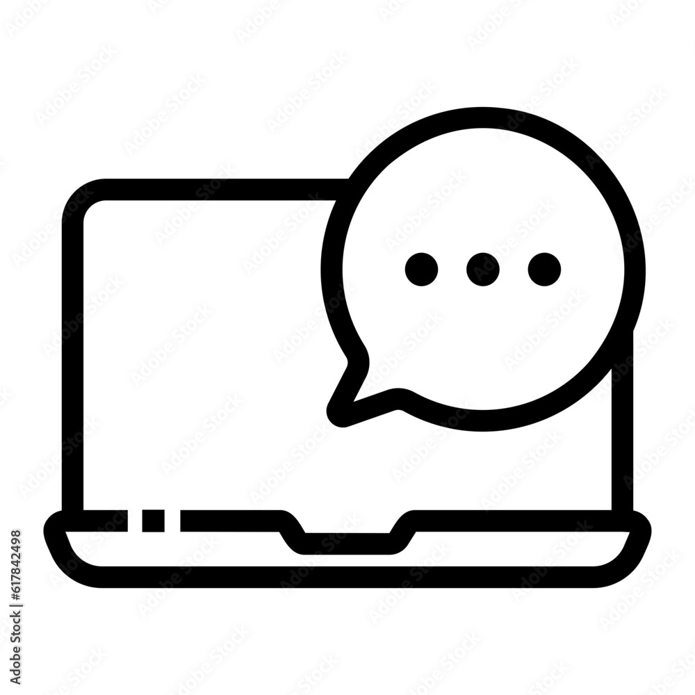 Naklejka premium message icon