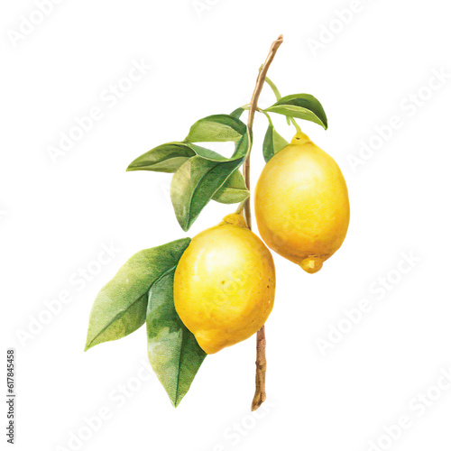 lemon on a branch