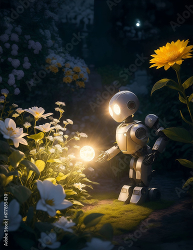 A Robot with the Radiant Light