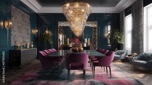 A dining room that feels bo...