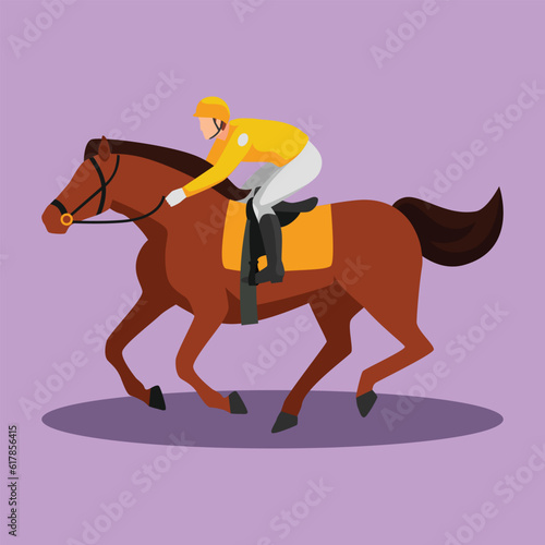 flat vector horse racing sport © seeyouproject